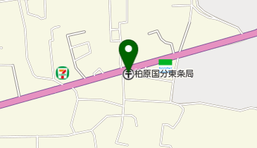 柏原国分東条郵便局の地図画像