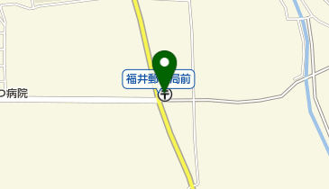 茨木福井郵便局の地図画像