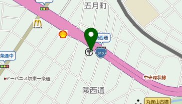 堺七条郵便局の地図画像