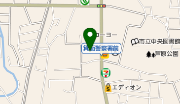 箕面郵便局 ゆうちょ銀行 箕面店の地図画像