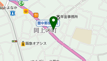 豊中郵便局 ゆうちょ銀行 豊中店の地図画像