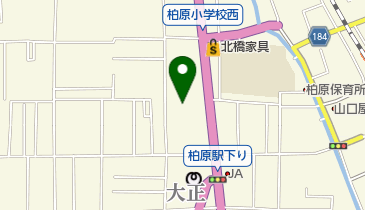 柏原郵便局の地図画像