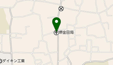 堺金田郵便局の地図画像