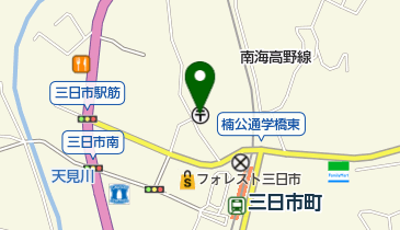 三日市郵便局の地図画像