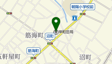 岸和田郵便局 ゆうちょ銀行 岸和田店の地図画像