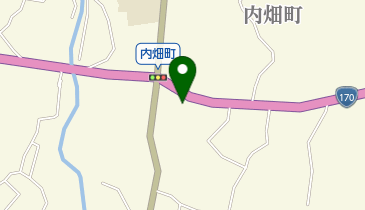 内畑郵便局の地図画像