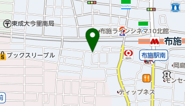 東大阪足代郵便局の地図画像