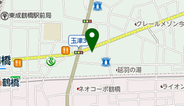 東成玉津郵便局の地図画像