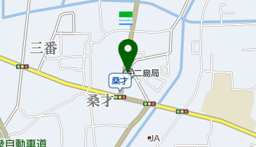 二島郵便局の地図画像