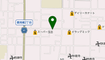 西成鶴見橋郵便局の地図画像