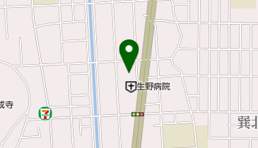 生野勝山郵便局の地図画像