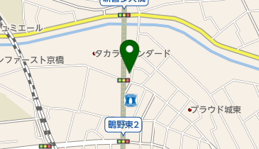 城東新喜多東郵便局の地図画像