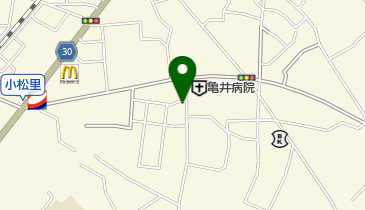 岸和田小松里郵便局の地図画像