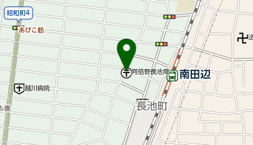 阿倍野長池郵便局の地図画像