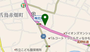 百舌鳥郵便局の地図画像