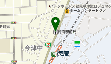 徳庵駅前郵便局の地図画像