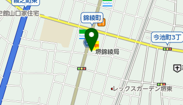 堺錦綾郵便局の地図画像