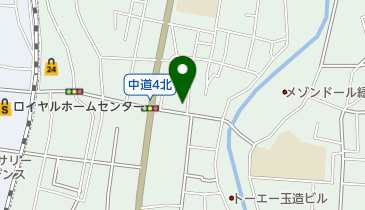 東成中道郵便局の地図画像