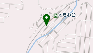 豊能ときわ台郵便局の地図画像