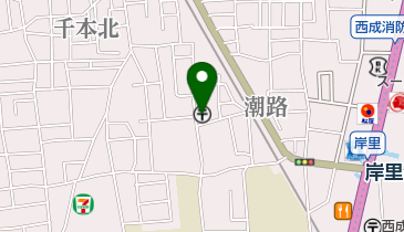 西成千本北郵便局の地図画像