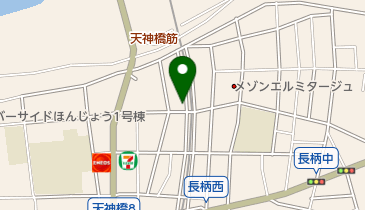 大阪天神橋八郵便局の地図画像