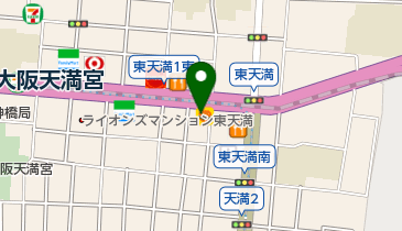 大阪東天満郵便局」(大阪市北区-郵便局-〒530-0044)の地図