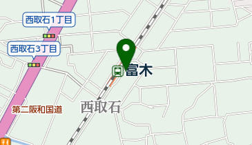 高石富木郵便局の地図画像