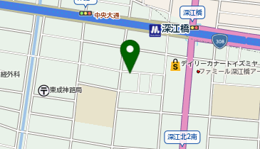 東成神路郵便局の地図画像
