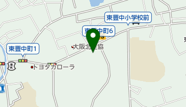 豊中東豊中郵便局の地図画像