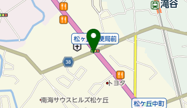 河内長野松ケ丘郵便局の地図画像