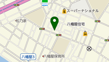 港入舟郵便局の地図画像