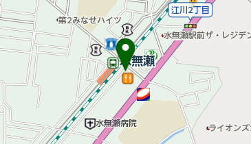 島本水無瀬郵便局の地図画像