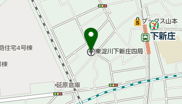 東淀川下新庄四郵便局の地図画像