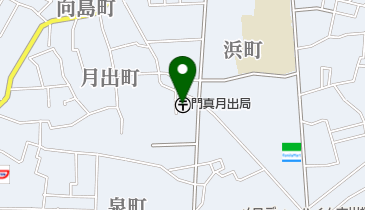 門真月出郵便局の地図画像