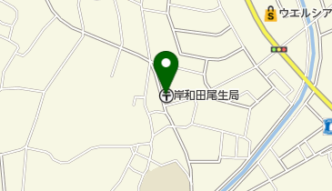 岸和田尾生郵便局の地図画像