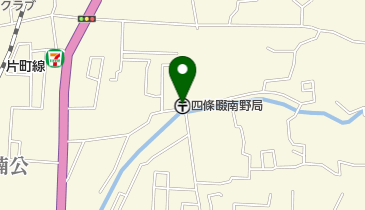 四條畷南野郵便局の地図画像