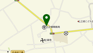 上之郷簡易郵便局の地図画像