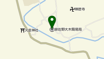 泉佐野大木簡易郵便局の地図画像