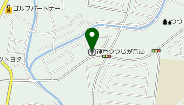 神戸つつじが丘郵便局の地図画像