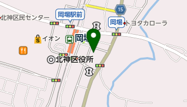 神戸有野岡場郵便局の地図画像