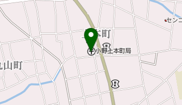 小野上本町郵便局の地図画像