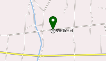 安田簡易郵便局の地図画像