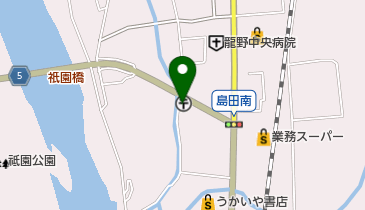 龍野島田簡易郵便局の地図画像