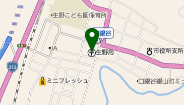 生野郵便局の地図画像