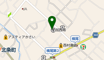 加西郵便局の地図画像