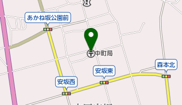 中町郵便局の地図画像