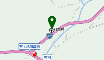 村岡郵便局の地図画像