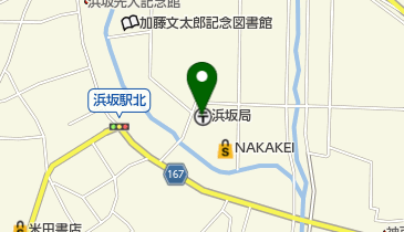 浜坂郵便局の地図画像