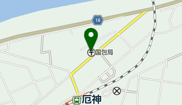 国包郵便局の地図画像