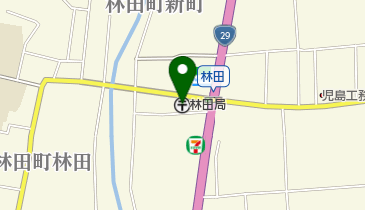 林田郵便局の地図画像